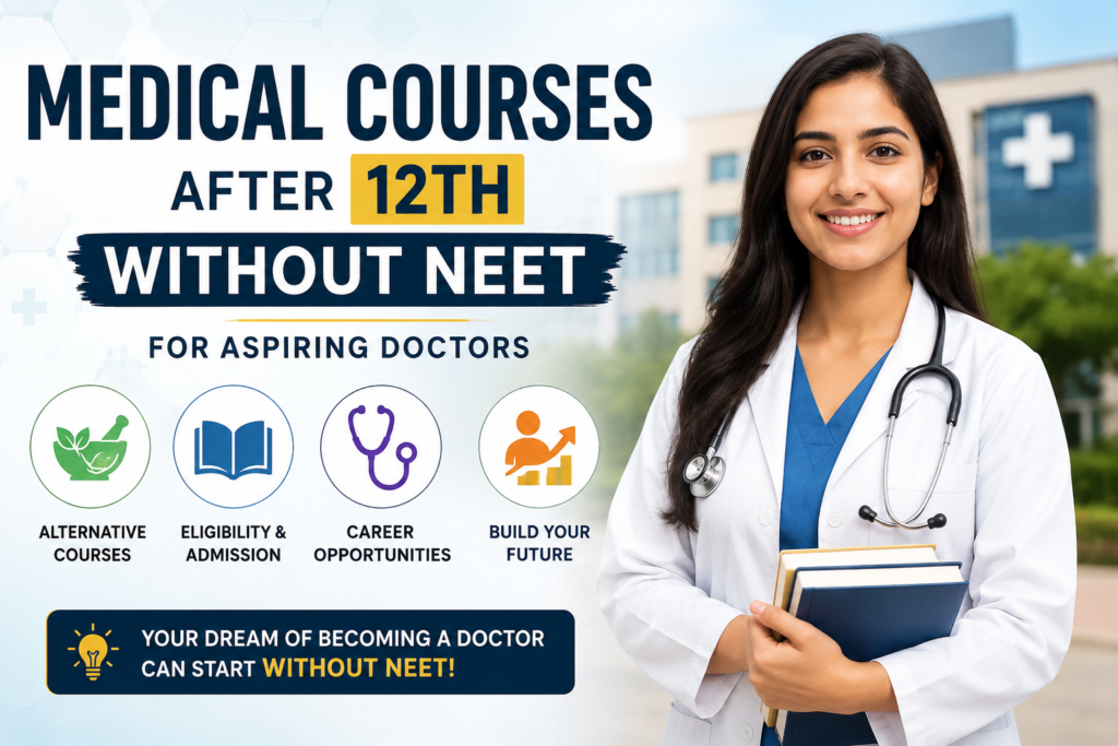 Medical Courses After 12th Without NEET for Aspiring Doctors