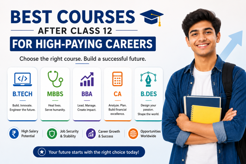 Best Courses After Class 12 for High-Paying Careers